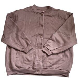Vintage Tudor Court Beige Long Sleeve Button Up Size 2XL Soft Sweater Jacket